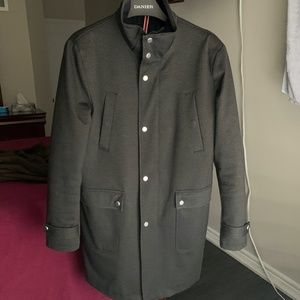 Zara Knit Coat Dark Grey